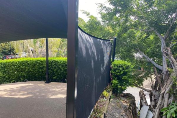 black sail with apron black shade shade sail with privacy apron