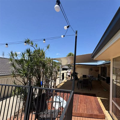 Commercial Shade Sails PVC Covering Outdoor Area